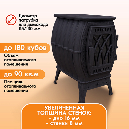 б-Печь-камин Прометалл Бахта отопительно-варочная2 Страница 2000х2000
